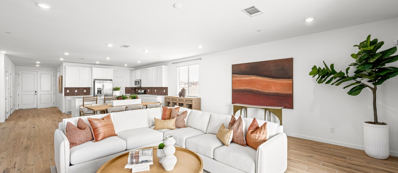 Lennar Vera model interior at Lake Las Vegas