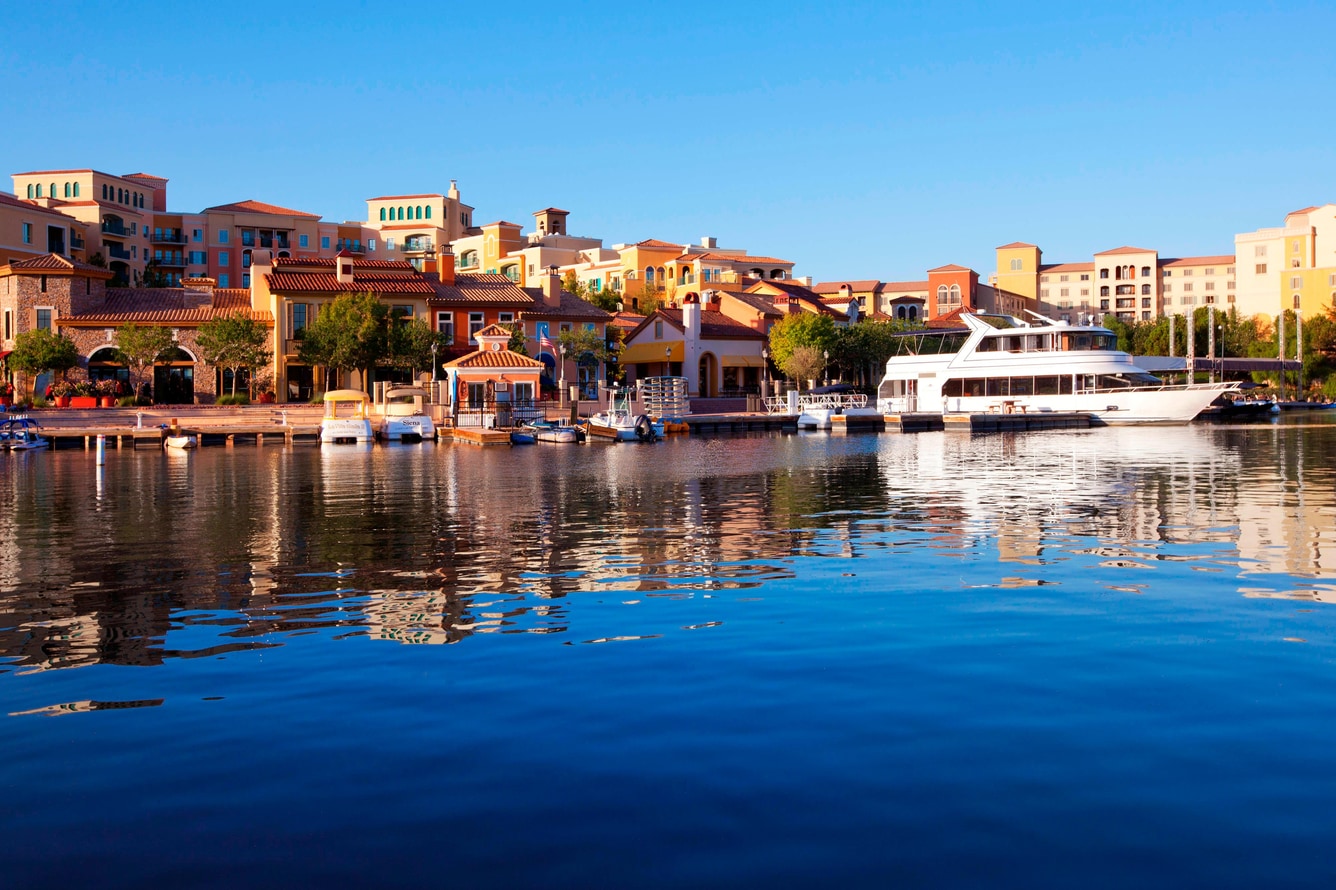 Lake Las Vegas waterfront and marina